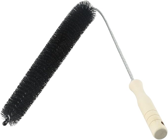 Radiator Cleaning Brush | Bendable Duster for Tight Spaces | Long Handle Flexible Vent Cleaning Tool with Nylon Bristles | Heating System Maintenance Dust Remover(70cm)