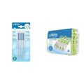 Dr. Brown's Natural Flow Baby Bottle Vent System Cleaning Brushes and Dishwasher Basket for Bottle Parts, 4 Brushes and 1 Basket