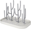 Baby Essentials,Bottle Drying Rack,Baby Bottle Drying Rack,Drying Rack for Kitchen Counter,Detachable Bottle Dryer Holder with Base.for Nipples,Cups,Pump Parts and Accessories(Gray)