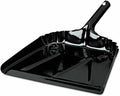 Impact 4212 Black Metal Dust Pan, 12" Width x 14" Height