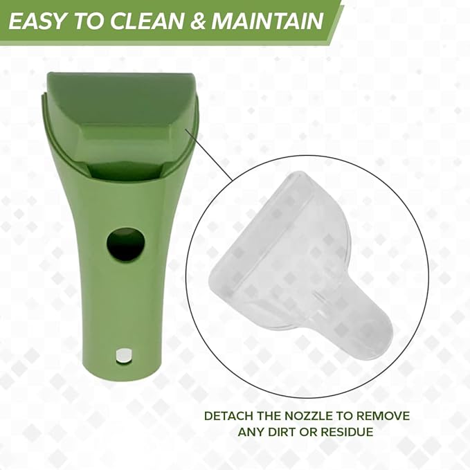 Replacement Green 3" Tough Stain Brush Tool with Removable Nozzle for Better Cleaning for All Bissell Carpet Cleaner Machines
