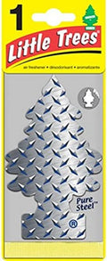 Little Trees Pure Steel, 6 Pack (U6P67152)