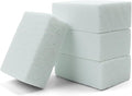 Non Scratch Grillstone Magic Blackstone Block Cleaner Clean Brick Stone Scraper for Removing Stains，Pool, Baking Steel,Oven, Flat Top Cookers, Utensils, Toilet, Hard Skin Callus Remover, 4 pack, White