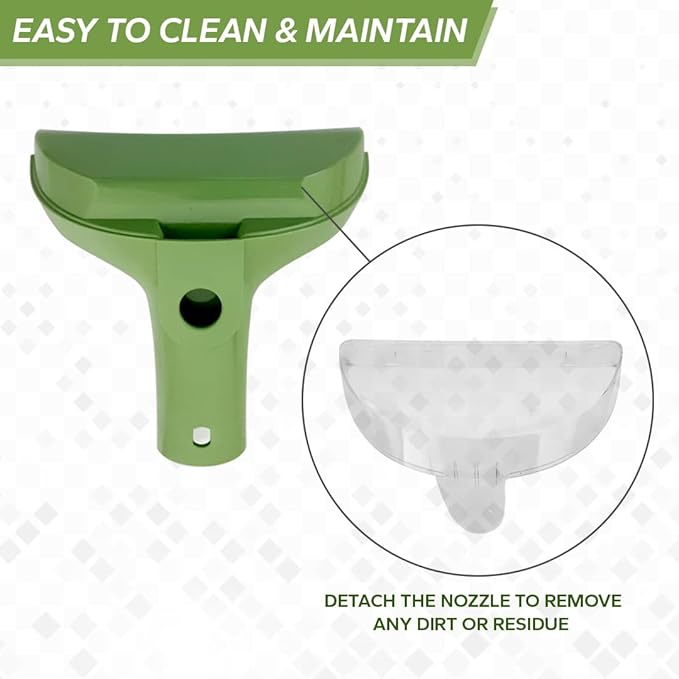 Replacement Green 6" Tough Stain Brush Tool with Removable Nozzle for Better Cleaning for All Bissell Carpet Cleaner Machines
