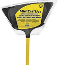 CleanX 2032X Jumbo Indoor/Outdoor Heavy Duty Angle Broom with Grip Handle, 15 Inch Sweep Range, Silver/Black