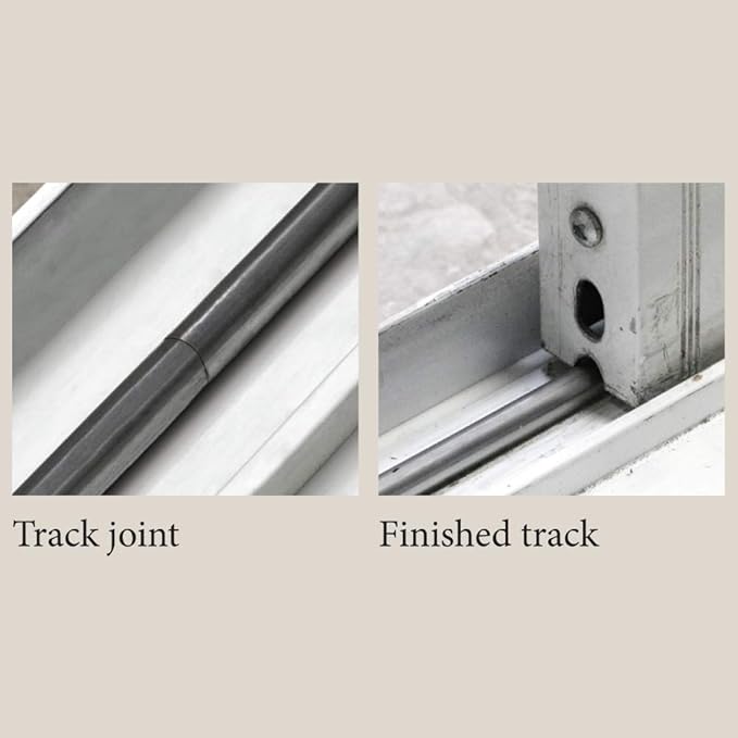 Prime-Line D 1579-C 1/4 x 48 In. Stainless Steel Sliding Patio Door Repair Track (2 Pack)