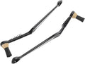 NUOBESTY 2 Pcs Coffee Machine Cleaning Brush Set Long Handle Espresso Maker Grinder Cleaning Tool Nylon Bristles for Effective Coffee Powder Removal Random Color