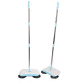 Carpet Floor Sweeper Manual with Horsehair,Hanging Manual Vacuum Carpet Brush Home Tool for Sweeping Mopping (Blue)