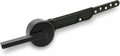 Korky StrongARM Metal Toilet Handle and Lever - Universal to Fit Front, Angled, Side, Left, and Right Mount Toilets - Contemporary Style in Matte Black