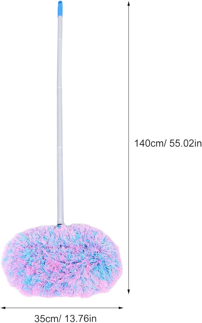 Ceiling Fan Cleaner: Ceiling Fan Blade Cleaning Brush with Adjustable Extension Pole - Lightweight Duster for Cobwebs and Hard-to-Reach Areas