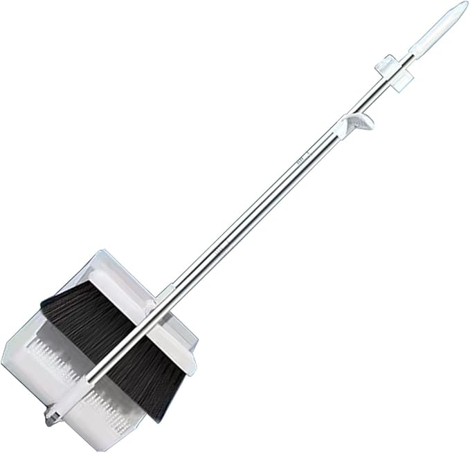 Space Saving Folding Broom and Dustpan Set with Adjustable Length for in Various Indoor Environment Hotel