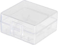 Heyiarbeit Battery Storage Case Holder Box for 2 18350 Batteries, Clear Color (1 Pack)