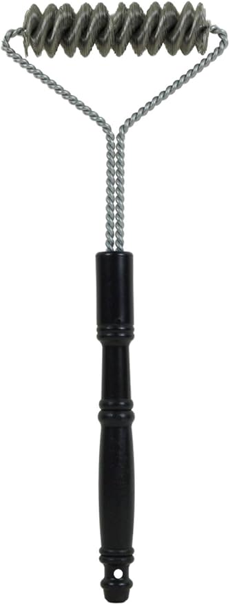 Brushtech B410C Quad-Spring Safety Double Helix Bristle Free BBQ Brush, 16-Inch