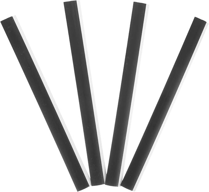 GALPADA 20pcs Edge Dust Pan Inlet Pressing Strips Rubber Dustpan Lip Replacement Cuttable for
