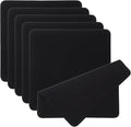 PATIKIL Glasses Cleaning Cloth 7.9" x 7.9", 6 Pcs Microfiber Eyeglasses Cleaner Cloths Soft Suede Wipe Screen for Camera Len Eyeglass Screens Phones Smart Devices, Black
