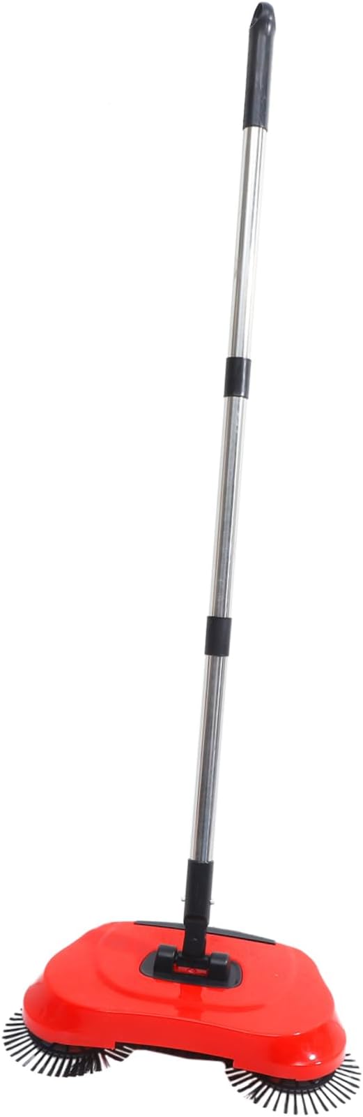 Multi-Function 3-in-1 Hand Push Sweeper Broom Dustpan Trash Bin Adjustable Handle 360 Rotating Floor Cleaning Mop for Hard Floors