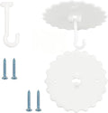 GORGECRAFT 2 Set Ceiling Mosquito Net Hooks Bunk Bed Hanger Dome Hook Super Glue Canopy Bed Hooks for Hanging Mosquito Net