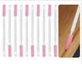 Crevice Cleaning Brushes Tool kit Small Brush Disposable Toilet Brush Deep Cleaning Brush Shower Nozzle Anti-Clogging Pore Gap for Gap Corner of Stove Hard to Reach Cleaning Tools(Pink Slim Cloth)