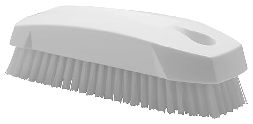Vikan 64405 Brush,Nail,Stiff,PP/PBT,White