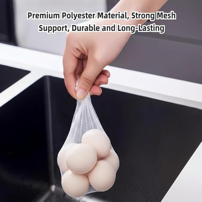 Disposable Mesh Sink Strainer Bags (420 Count) for Kitchens, Bathrooms and Showers Precisely captures Hair and Food Debris Easy to Clean Suitable for Kitchen, Bathroom, Shower Drain Pipes.