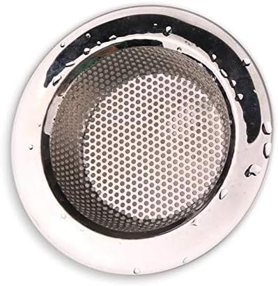 2-Pack Kitchen & Bathroom Sink Drain Strainers I 4.5 Inch Bathroom Drain Hair Catcher & Kitchen Sink Strainer with 2.75" Bowl Area I Kitchen Sink Stopper Drain Cover I Kitchen Sink Strainer Basket