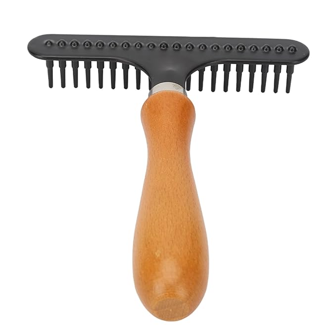 Carpet Rake, Portable Stainless Steel Handheld Carpet Rake Cleaning Grooming Hair Groomer Rug Rake for Beauty Salon