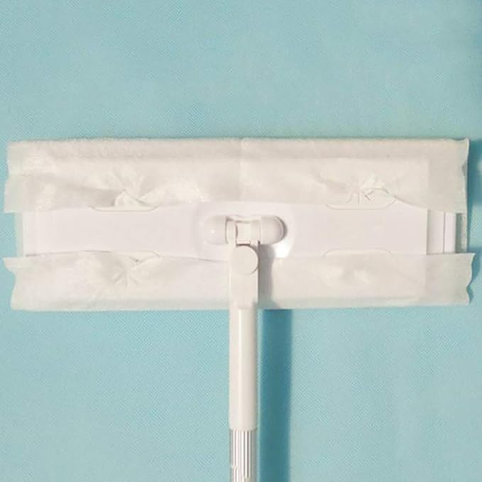 TOPINCN 100Pcs Paper Electrostatic Paper, Mop Paper Easy Sweep Floor Duster Cloths Mop Pads Floor Cloth Refills Electrostatic Cloths for Floor Window Camera Wall Door
