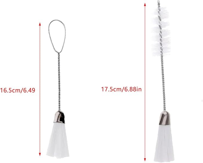 8 Pack Sewing Machine Cleaning Brushes with Nylon Bristles Double Ended Sewing Machine Cleaning Brush for Sewing and Quilting Machine Bobbin Case Spool Area Tight Space Embroidery Machine