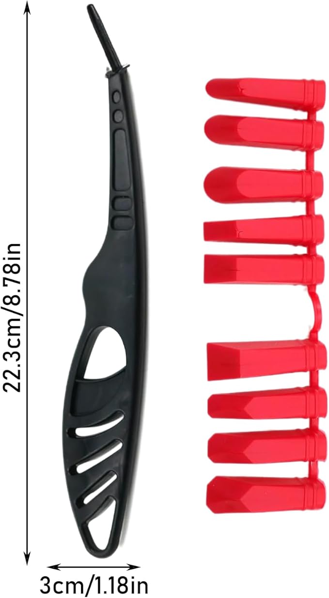 Caulk Scraper Remover Tool | 9 in 1 Ergonomic Paint Sealant Spatula | Caulk Remover Scraper | for Bathroom Kitchen Shower Sink Joint Tile Floor