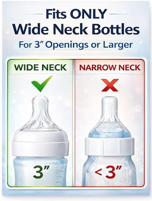 Double Baby Bottle Cleaning Brush Set with Suction Base - Cleans Two Bottles at Once - Includes Nipple Cleaner Brush - High Density Bristles, Dishwasher Safe - Baby Gift & Newborn Essential