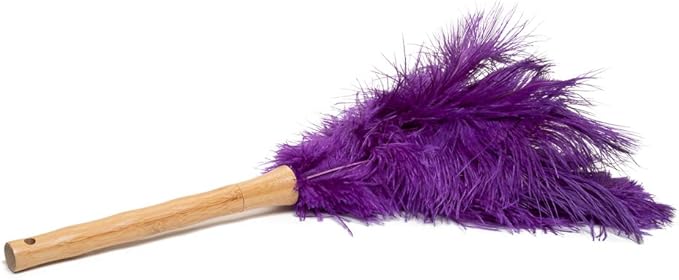AVIAN COLOR FEATHER DUSTER. (Purple)