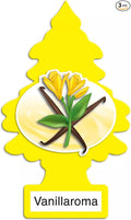 LITTLE TREES Car Air Freshener | Hanging Paper Tree for Home or Car | Vanillaroma | 3 Pack