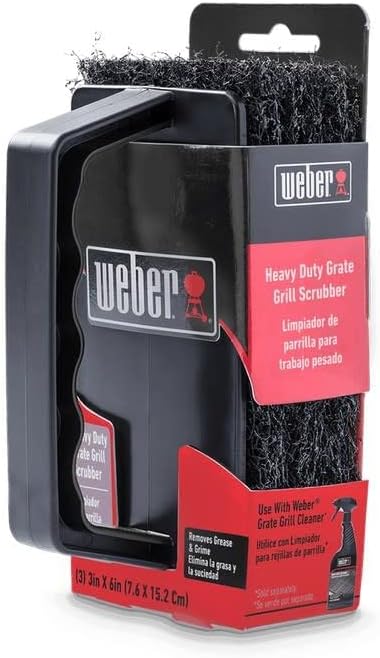 Weber Scubber Grill Grate Scrubber, Black (Pack of 6)