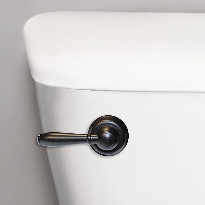 Korky 6081BP Strongarm Tank Lever Universal to Fit Front Angled Side Left and Right Mount Toilets, Oil-Rubbed Bronze, Faucet Style