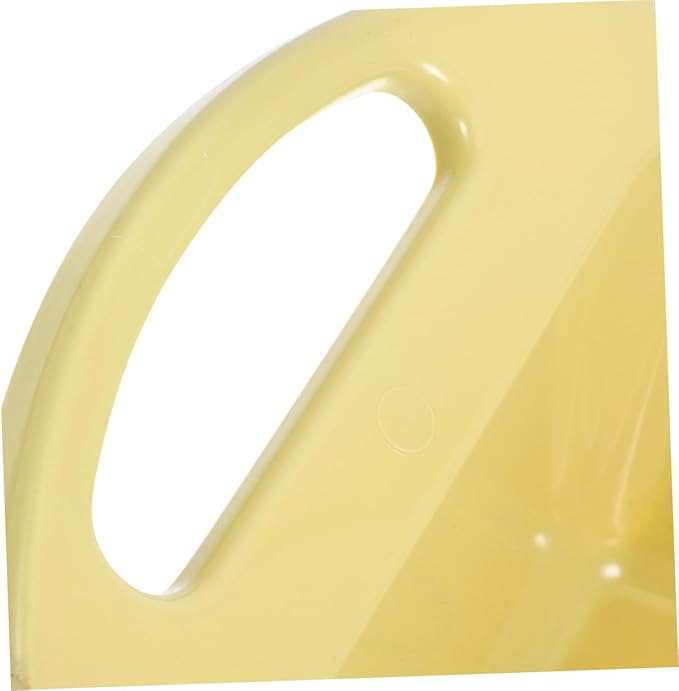 Toyvian Handheld Dustpan Set 2pcs Compact Citrus Yellow Desktop Trash Cleaning Dustpan with Handle for Home Office Kitchen Table Use