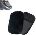 2 Pack Shine Shoes Cloth Shoes Polishing Gloves Shoe Shine Buffing Cloth Polish Dauber Applicators Cleaning Glove for Leather Shoes Boots Mink Oil Cream Knee High Boots Polish Care Kit