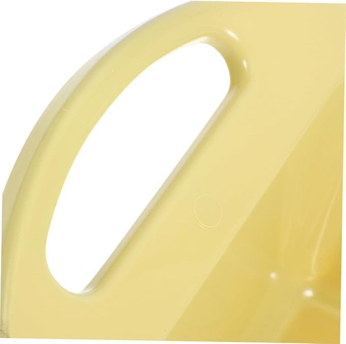 BESPORTBLE Handheld Dust Pan Set 2pcs Small Size Lime Yellow with Comfortable Grip, Reusable Table Cleaning Dustpan for Home, Office, Garage Debris Collection