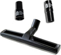 1.25” Squeegee Floor Tool for Wet/Dry Vacuums – Water Removal Attachment with 1 3/8” & 1.5” Adapters – Compatible with Shop Vac, Craftsman, Milwaukee, & Central Vacuums