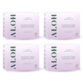 ALŌH Skin- Softening Sanitizing Hand Wipes – Lavender Rosewood + Aloe- 4 boxes of 20ct Individually Wrapped Wipes (80 Wipe)