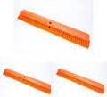 SPARTA 41891EC24 Omni Sweep Plastic Push Broom Head, Heavy Duty, Industrial Broom with Color Code System for Outdoor, Indoor, Garage, Concrete, Patio, Kitchen, Bathroom, 24 Inches, Orange (Pack of 3)