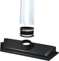 POWERTEC 70427 Clear PVC Pipe 4" x 36" Long with 4 Inch Dust Control Flex Cuff and Dust Collection Floor Sweep