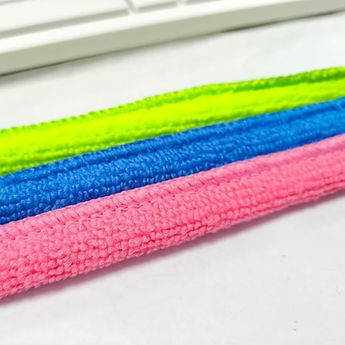 30 Pcs Microfiber Detail Duster Sticks Set - Fan Cleaning Brush, Crevice Tool, AC Vent Cleaner for Home, Car, Windows, Blinds, and Mini Split Units (Multicolor)