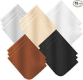 15 Pcs Glasses Cleaning Cloth Cleaner Wipes for Sunglasses, Cell Phone, Laptop, Jewelry, Cameras and LCD TV Screens (5 Colors)