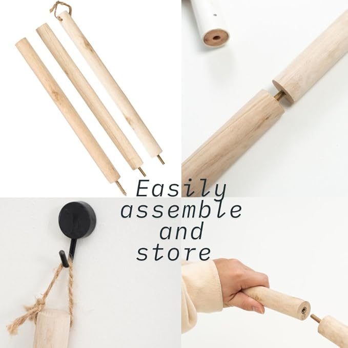 Natural Broom - Indoor Grass Broom - Long Handle Broomstick for House, Garage, Office, Lobby Room, Kitchen