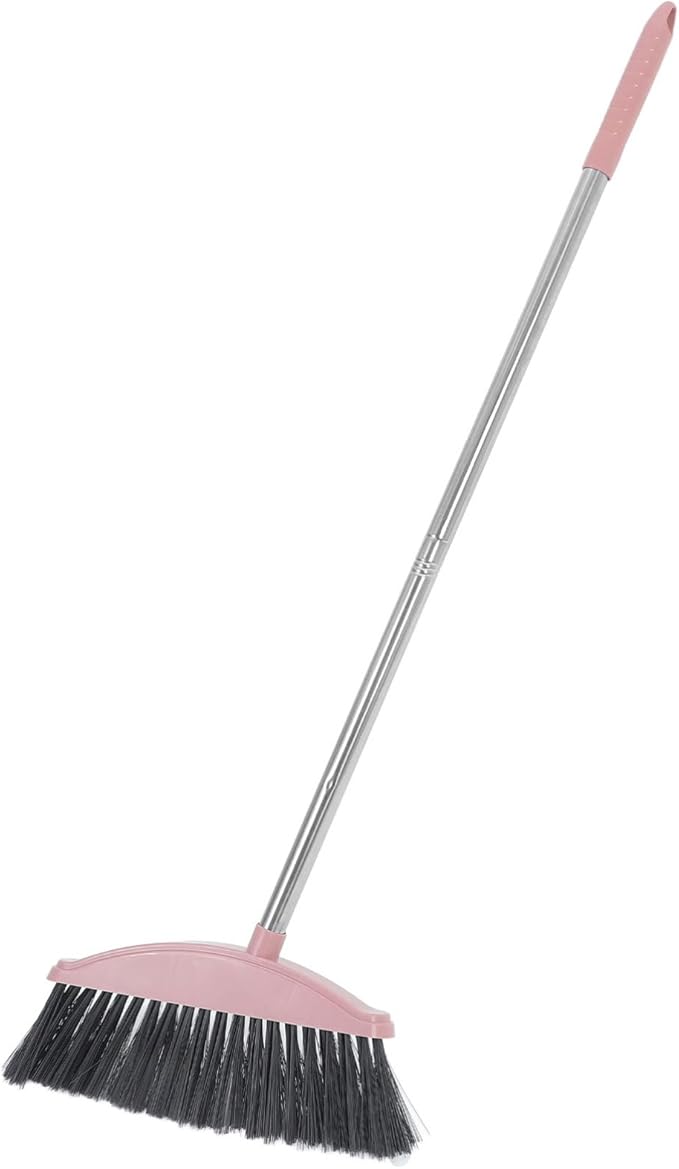 Handle Broom for Efficient Sweeping Angle Design for Indoor and Outdoor Cleaning for Pet Hair and Patio Use Ergonomic Handle for Comfortable Grip