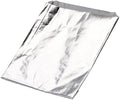 ANGEL’S PEEL LOUNGE Insulated Aluminum Foil Hamburger Bags - Precut Tin Foil Wraps For Burgers, Sandwiches, Hot Dogs, Heavy Duty Non Stick Grease-Resistant Food Wrapping, 6” x 11/8” x 61/2 100 PACK