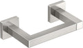 Toilet Paper Holder Wall Mounted Post Pivoting Square Tissue Holders Roll Holder Hangers for Bathroom Commercial Toilet Paper Dispenser, Brushed Nickel