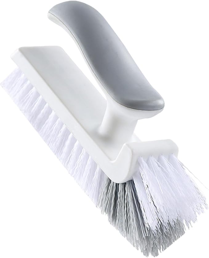Heavy Duty Corner Cleaning Tool Flexible Bristles Storage Hole Comfort Grips Bathroom Kitchens Corner Remover Door Frame Crevices Cleaner