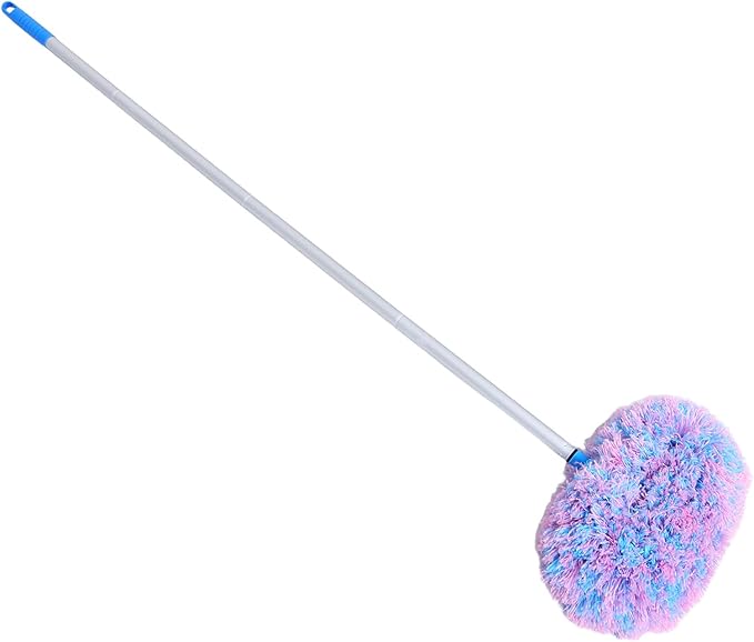 Ceiling Fan Cleaner: Ceiling Fan Blade Cleaning Brush with Adjustable Extension Pole - Lightweight Duster for Cobwebs and Hard-to-Reach Areas