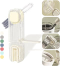 4 in 1 Cup Lid Gap Cleaning Brush, Multifunctional Insulation Bottle Cleaning Tools, Mutipurpose Tiny Silicone Cup Holder Cleaner, Home Kitchen Cleaning Tools